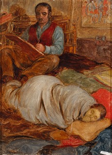 Valentin Držkovic (1888 - 1969) - V ateliéru