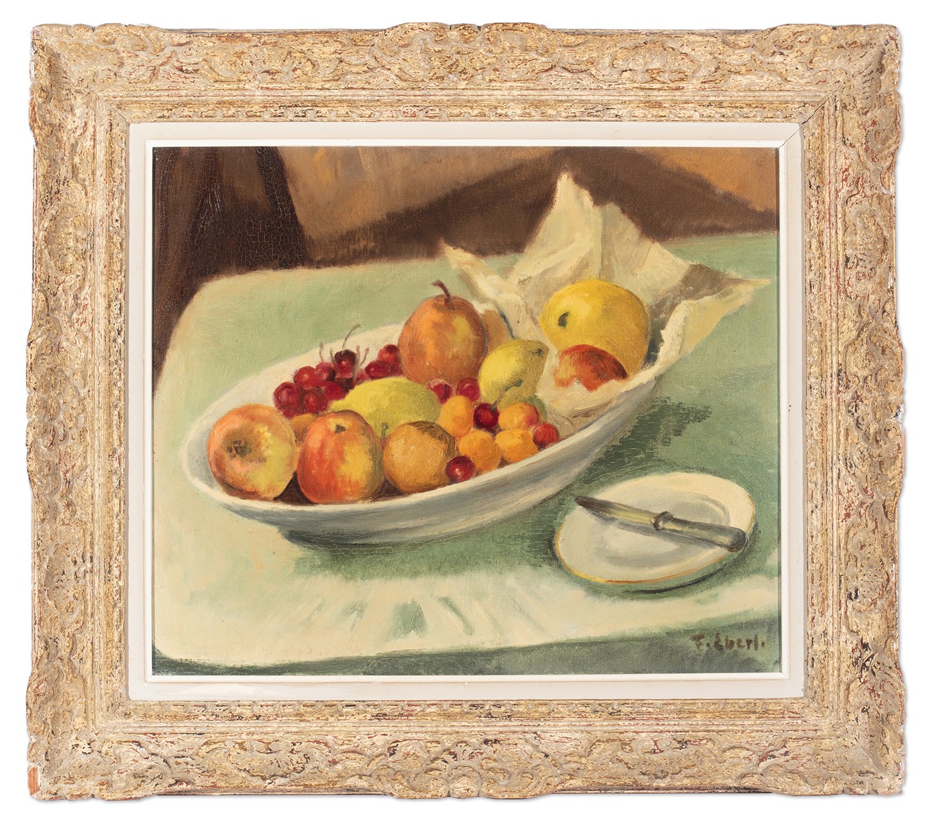 František Zdeněk Eberl (1887 - 1962) - Zátiší s ovocem