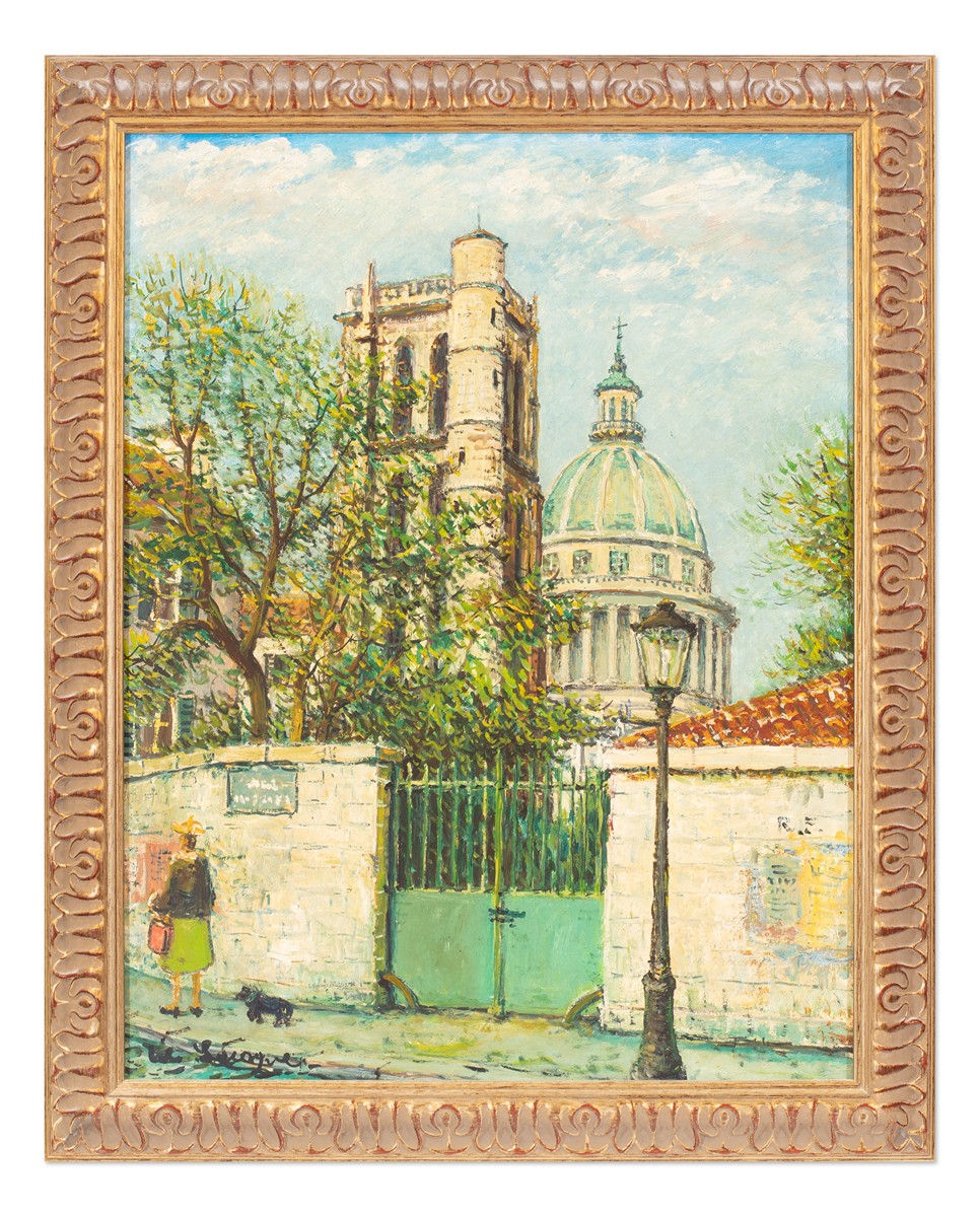 Alois (Lecoque) Kohout (1891 - 1981) - Věž Clovis a Panthéon, Paříž