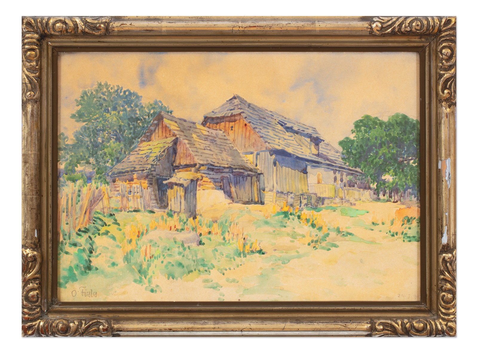 Oskar Fiala (1860 - 1918) - Chalupy