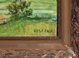 Vratislav Vosátka (1876 - 1948) - Krajina s cestou (velký formát)