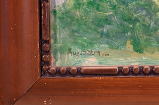 Augustin Satra (1877 - 1909) - Lodenice u Slaného