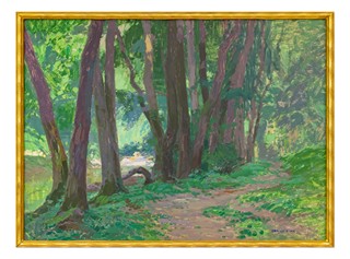 Roman Havelka (1877 - 1950) - Krajina se stromy