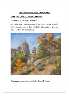 Otakar Kubín (1883 - 1969) - Podzim u rotundy v Simiane