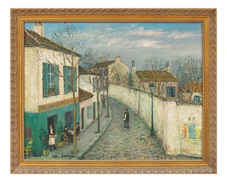 Alois (Lecoque) Kohout (1891 - 1981) - Restaurace Chez Bon Pêcheurs na Montmartru