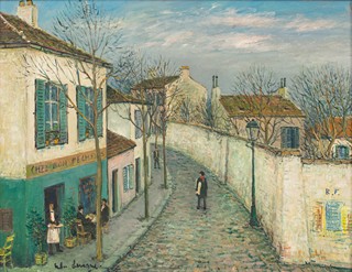 Alois (Lecoque) Kohout (1891 - 1981) - Restaurace Chez Bon Pêcheurs na Montmartru