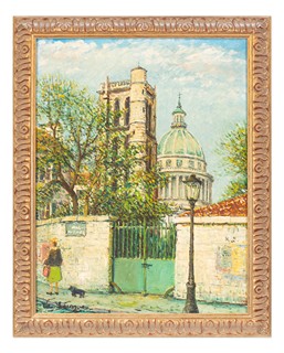 Alois (Lecoque) Kohout (1891 - 1981) - Věž Clovis a Panthéon, Paříž