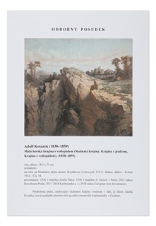 Adolf Kosárek (1830 - 1959) - Malá horská krajina s vodopádem
