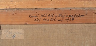 Karel Holan (1893 - 1953) - Alej s potahem