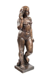 Břetislav Benda (1897 - 1983) - Stojící dívčí akt (velká plastika)