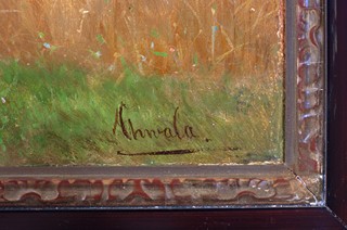 Adolf Chwala (1836 - 1900) - Krajina u Břeclavi