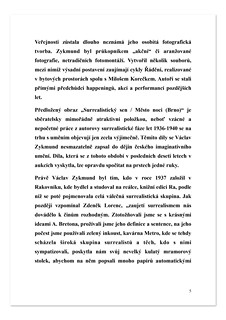 Václav Zykmund (1914 - 1984) - Surrealistický sen / Město noci (oboustranný obraz)