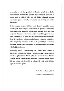 Václav Zykmund (1914 - 1984) - Surrealistický sen / Město noci (oboustranný obraz)
