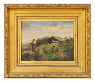 Leopold Carl Müller (1834 - 1892) - Motiv z Uher