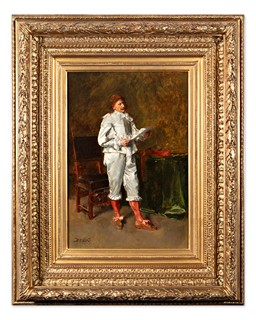 Václav Brožík (1851 - 1901) - Kavalír s dopisem