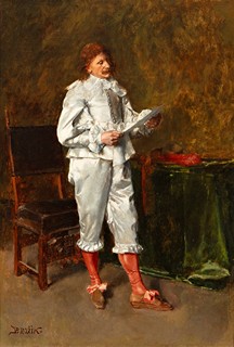 Václav Brožík (1851 - 1901) - Kavalír s dopisem