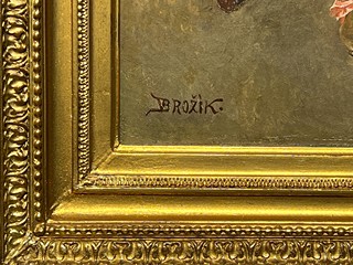 Václav Brožík (1851 - 1901) - Kavalír s dopisem