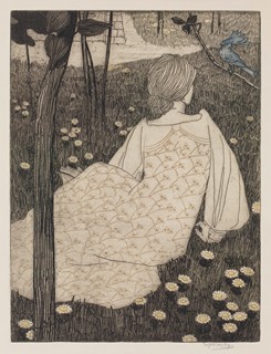 Vojtěch Preissig (1873 - 1944) - Modráček