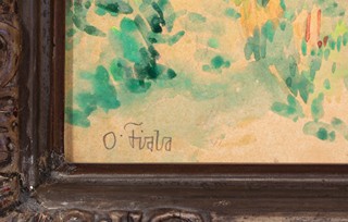 Oskar Fiala (1860 - 1918) - Chalupy