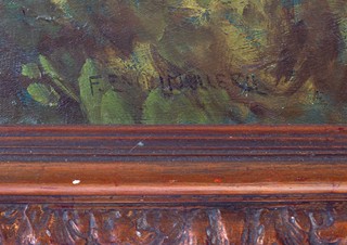 Ferdinand Engelmüller (1867 - 1924) - Krajina s ovcemi (velký formát)