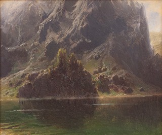August Bedřich Piepenhagen (1791 - 1868) - Horské jezero