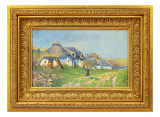František Pečinka (1869 - 1917) - Motiv ze Slovácka