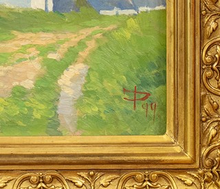 František Pečinka (1869 - 1917) - Motiv ze Slovácka