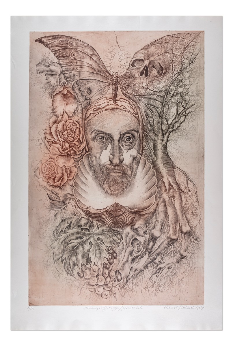 Oldřich Kulhánek (1940 - 2013) - Hommage á Giuseppe Arcimboldo (velký list)