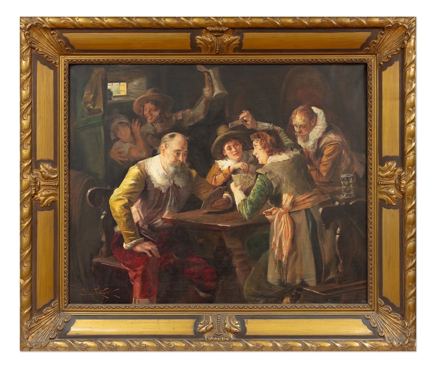 Jan Skramlík (1860 - 1936) - Hráči karet