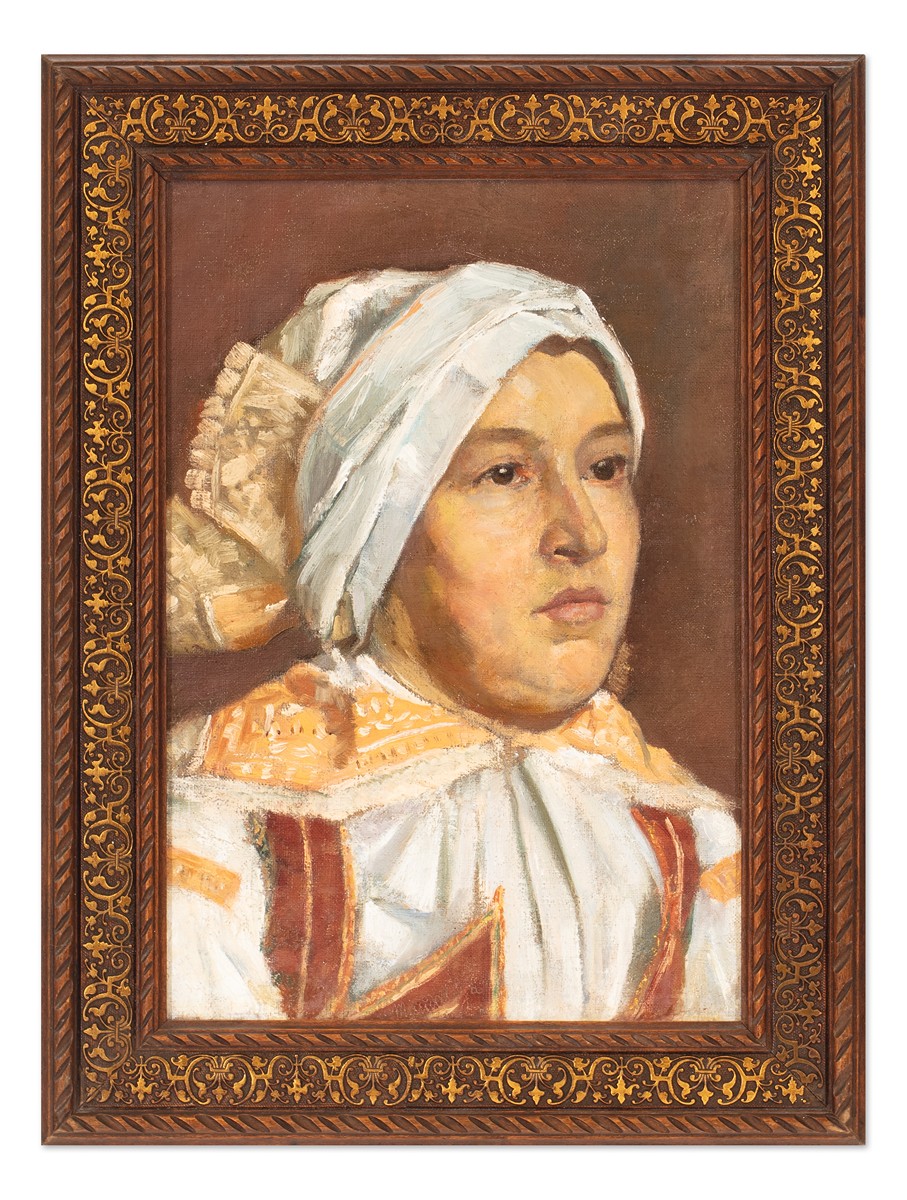 Cyril Mandel (1873 - 1907) - Žena začepená z Kuželova