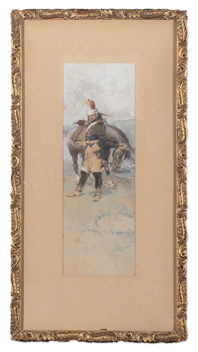 Luděk Marold (1865 - 1898) - Francouzský kyrysník