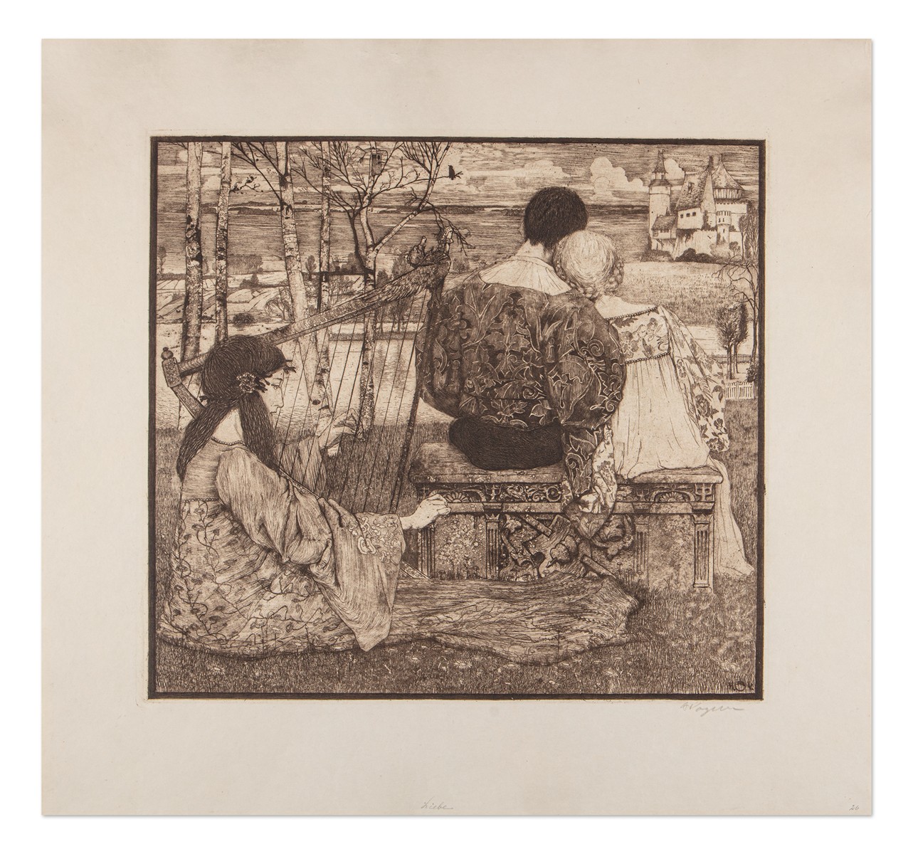 Heinrich Vogeler (1872 - 1942) - Die Liebe
