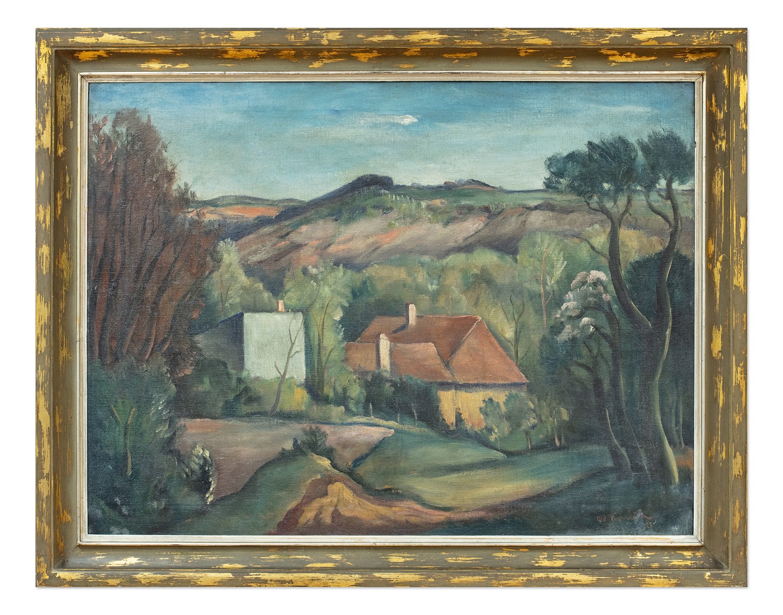 Oldřich Koníček (1886 - 1932) - Domek v Roztokách
