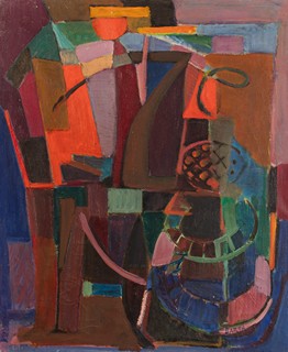 Laszlo Barta (1902–1961) - Postava v interiéru