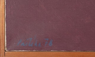 Milan Paštéka (1931 - 1998) - Sedenie / Akt na stoličke