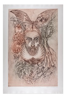Oldřich Kulhánek (1940 - 2013) - Hommage á Giuseppe Arcimboldo (velký list)