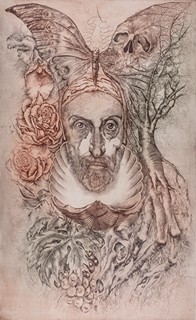 Oldřich Kulhánek (1940 - 2013) - Hommage á Giuseppe Arcimboldo (velký list)