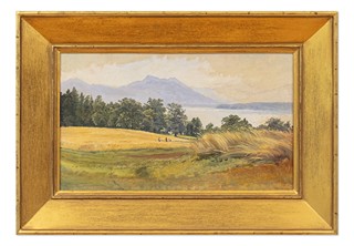 Bedřich Havránek (1821 - 1899) - U Chiemského jezera