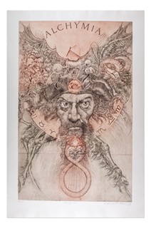 Oldřich Kulhánek (1940 - 2013) - Alchymia (velký list)