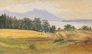 Bedřich Havránek (1821 - 1899) - U Chiemského jezera
