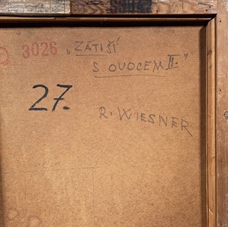 Richard Wiesner (1900 - 1972) - Zátiší s ovocem II