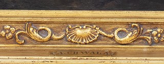 Adolf Chwala (1836 - 1900) - Jezero v měsíčním svitu