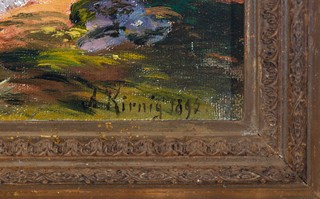 Alois Kirnig (1840 - 1911) - Krajina s dubem