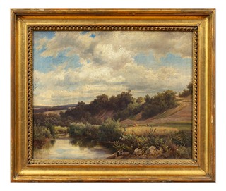 Alois Kirnig (1840 - 1911) - Krajina o žních
