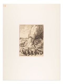 Václav Hollar (1607 - 1677) - Soubor 10 leptů s ilustracemi z Ezopových bajek