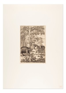Václav Hollar (1607 - 1677) - Soubor 10 leptů s ilustracemi z Ezopových bajek