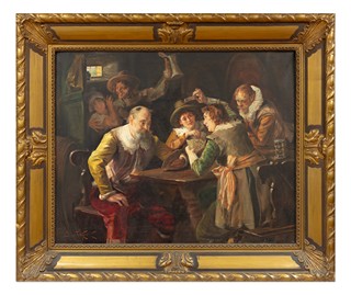 Jan Skramlík (1860 - 1936) - Hráči karet