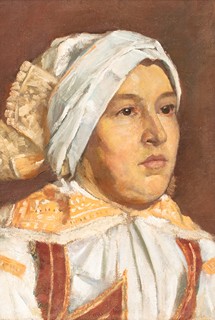Cyril Mandel (1873 - 1907) - Žena začepená z Kuželova