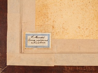 Cyril Mandel (1873 - 1907) - Žena začepená z Kuželova