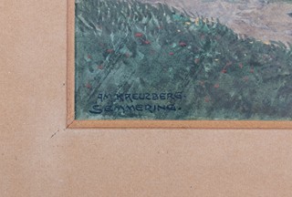 Richard Moser (1874 - 1924) - Am Kreuzberg Semmering